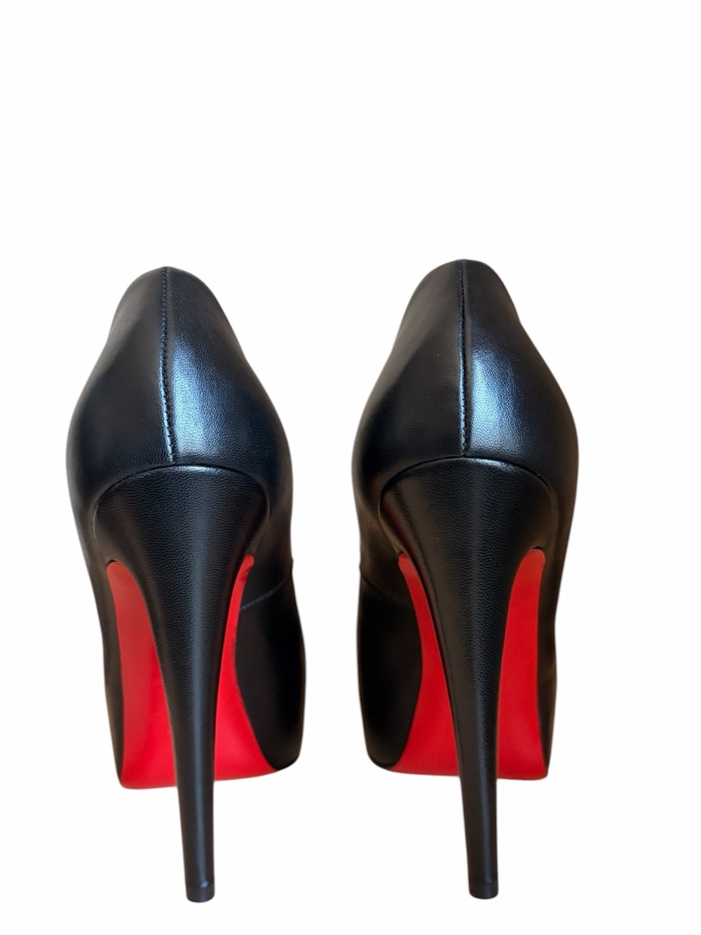 Christian Louboutin Vendome Black Peep-Toe High Heel Pump RETAIL 995 - Picture 4 of 5